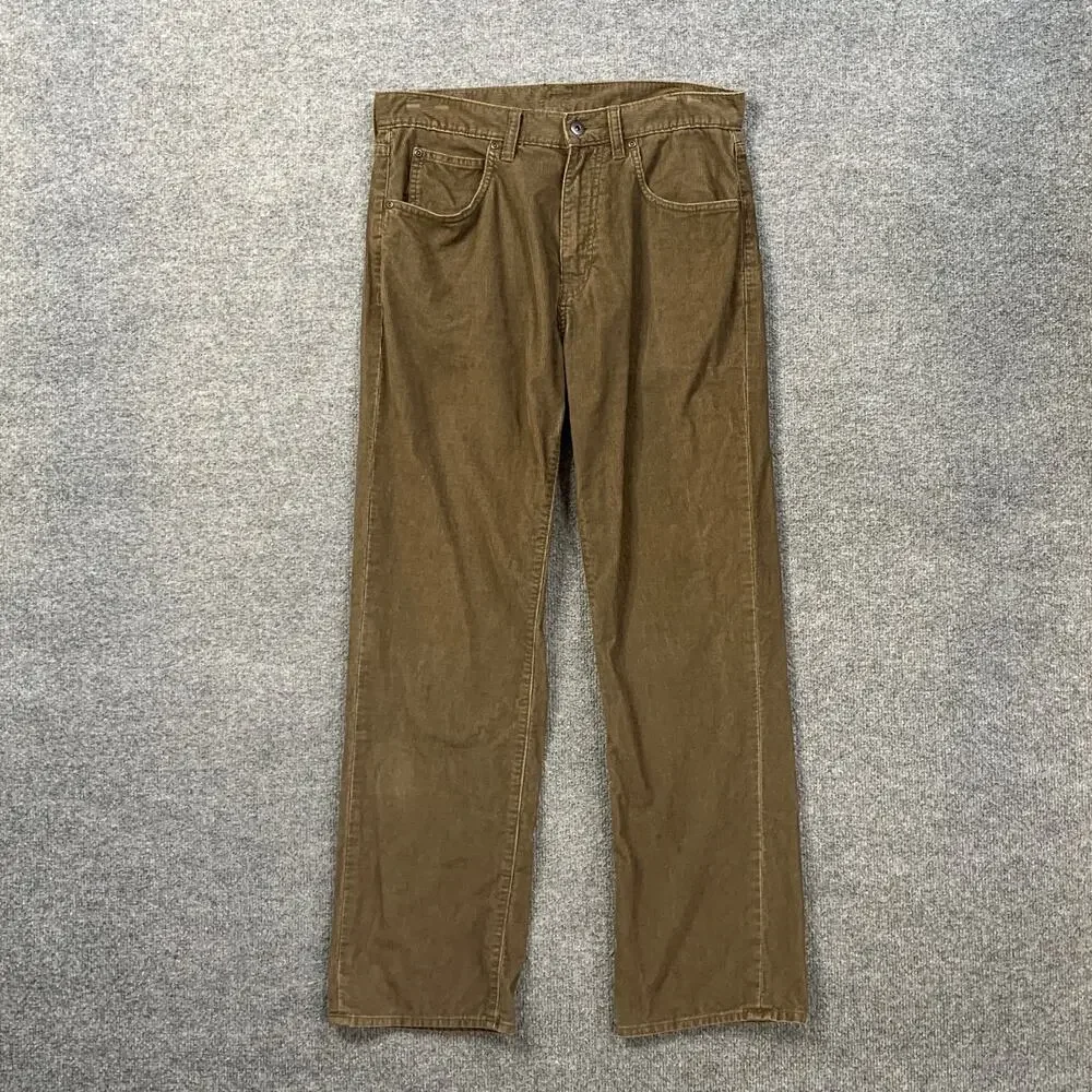 J Crew Pants Mens 32 Vintage Cord Straight Leg Mid Rise 5 Pocket Corduroy Chino